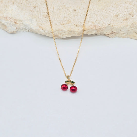 Cherry Red Necklace