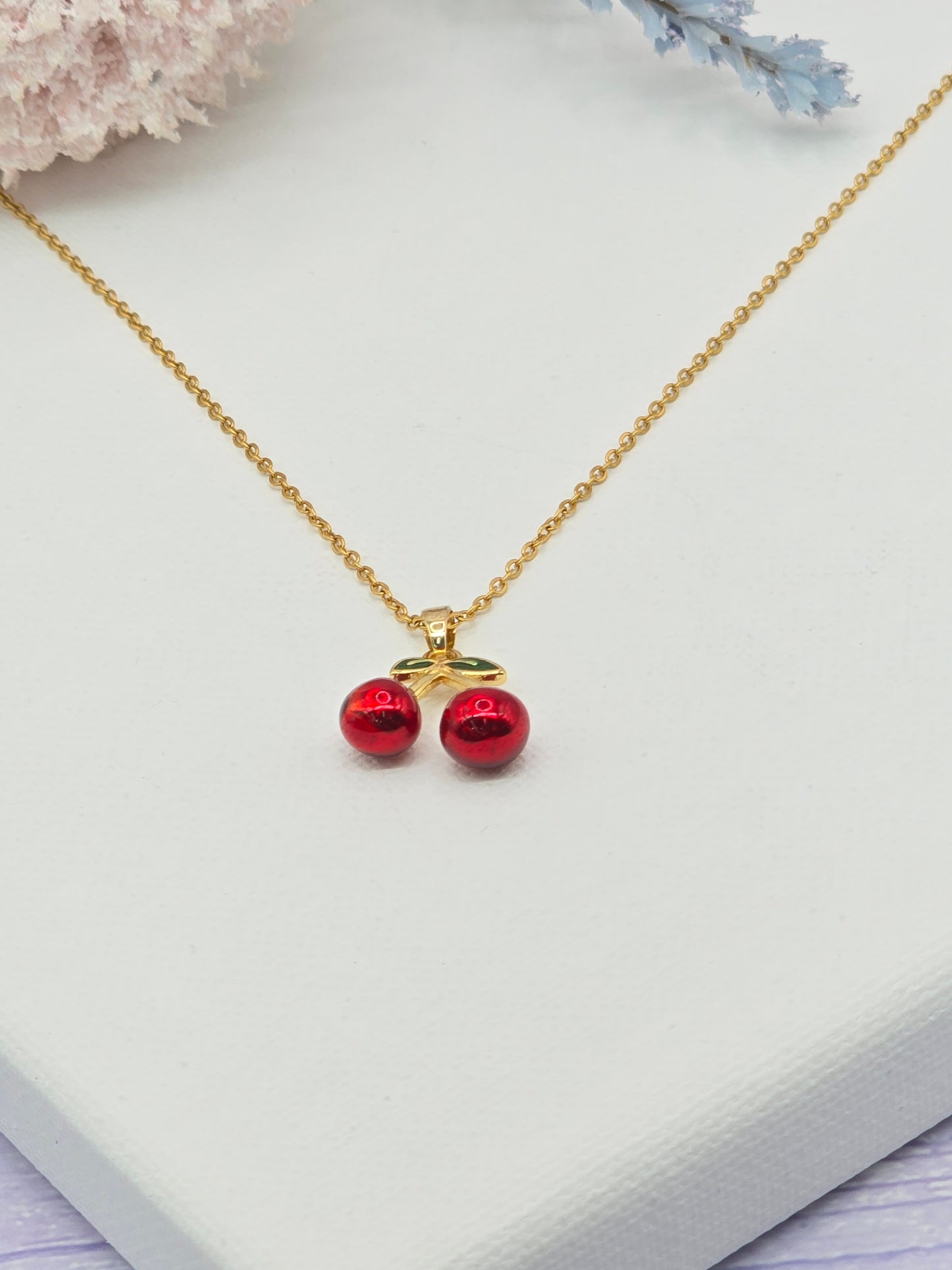 Cherry Red Necklace