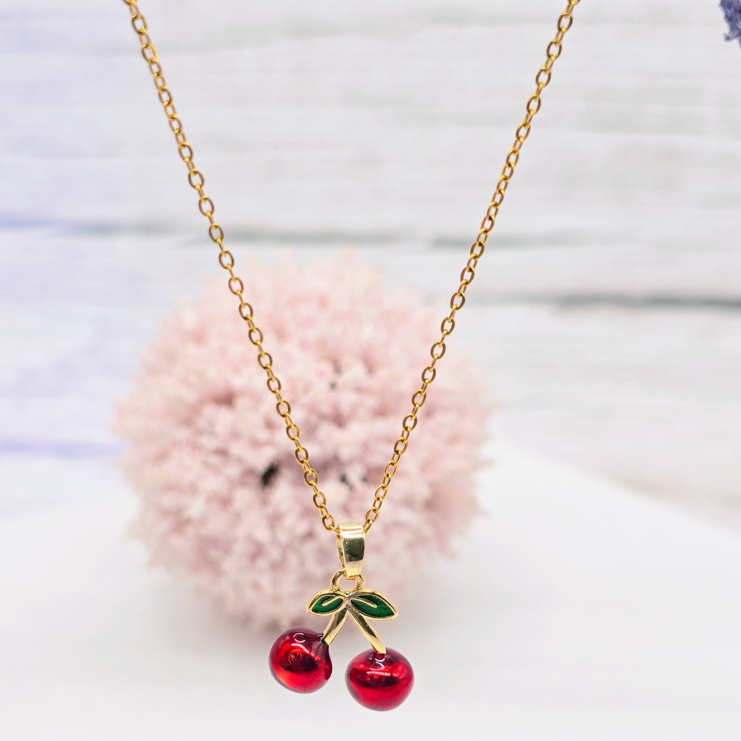 Cherry Red Necklace