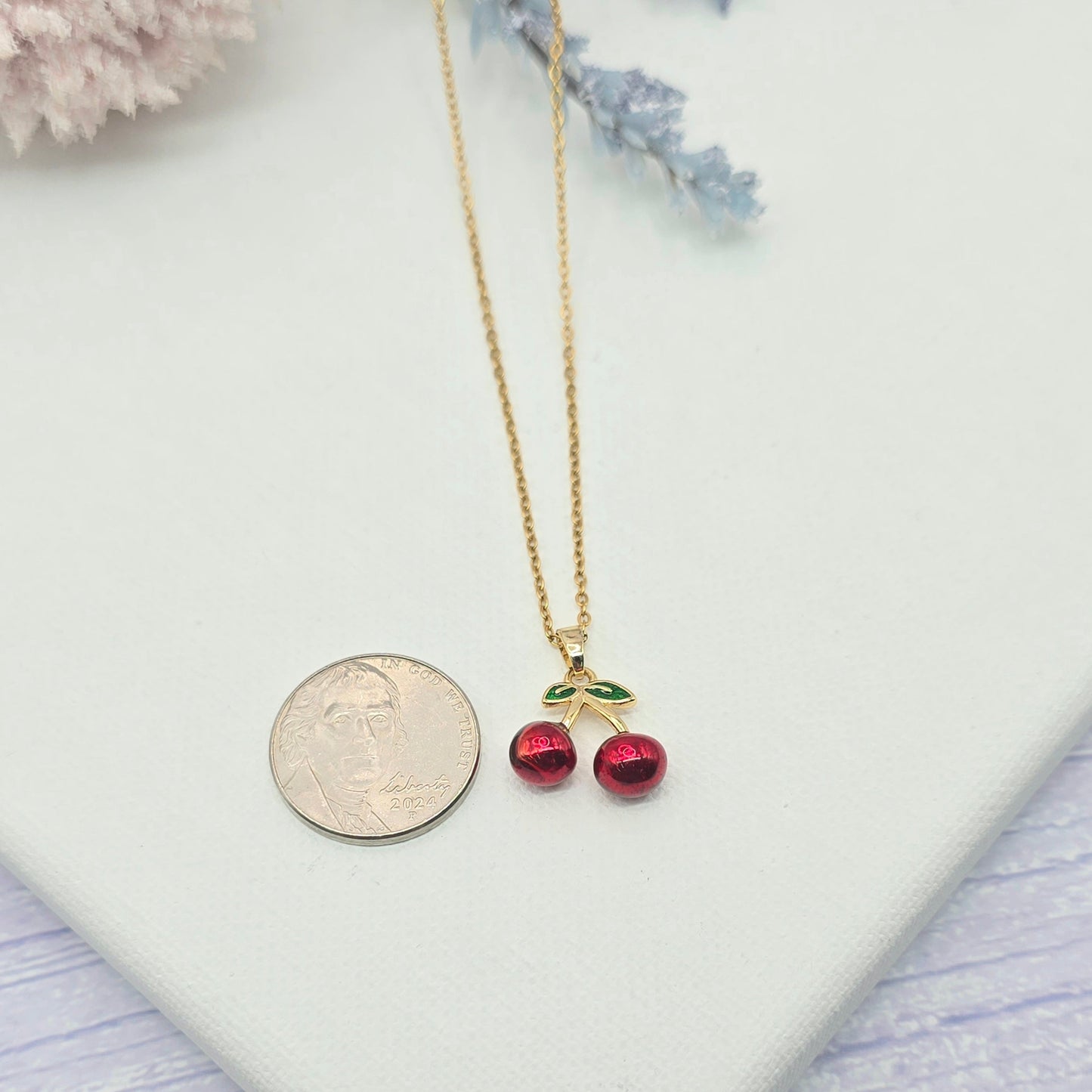 Cherry Red Necklace