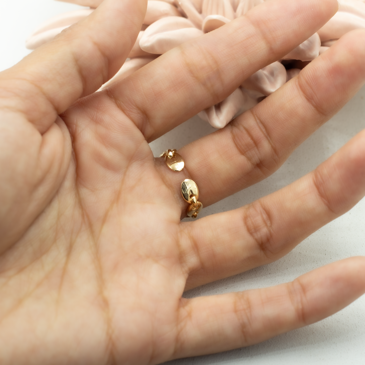 Mariner Puff Link Chain Ring