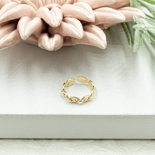 Mariner Puff Link Chain Ring