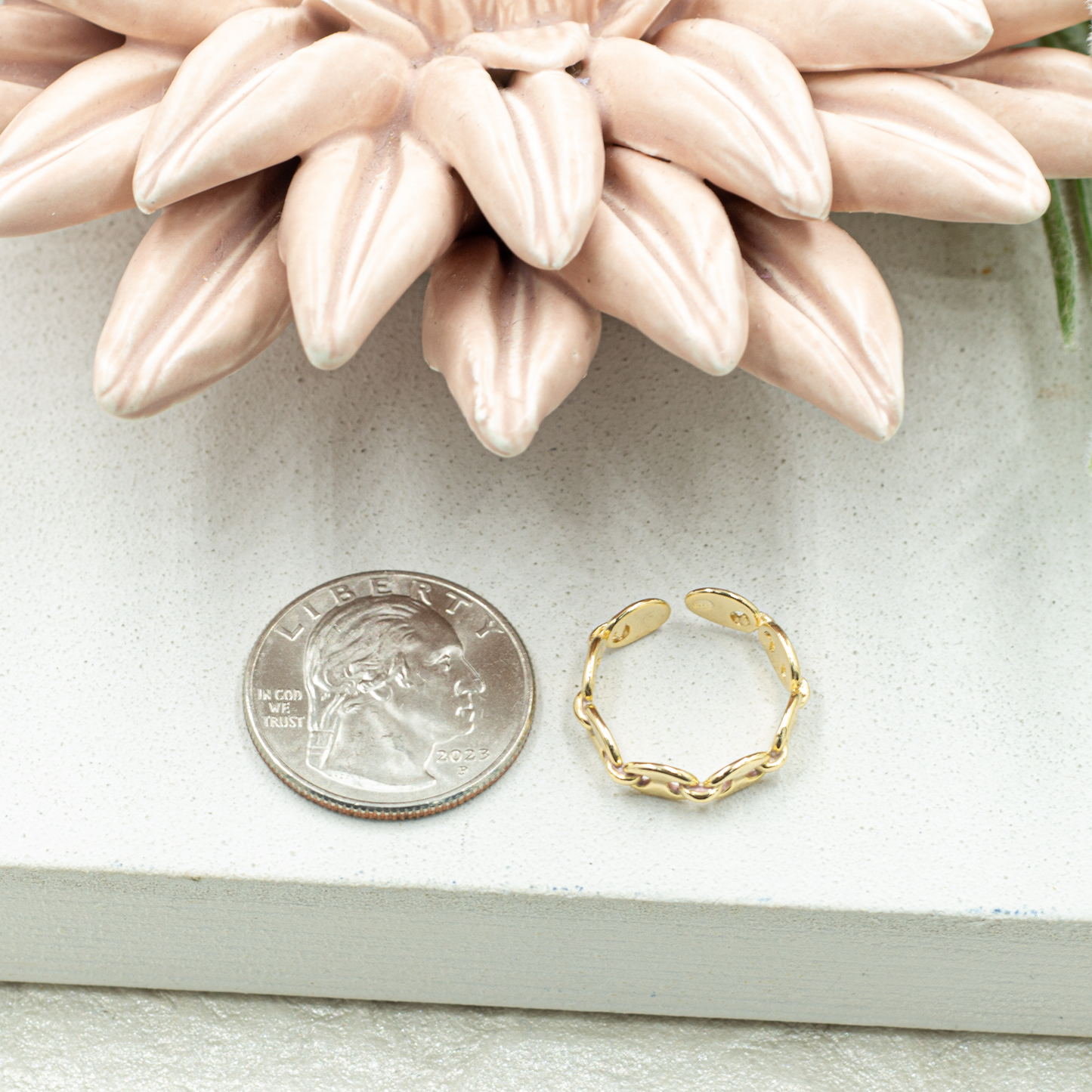 Mariner Puff Link Chain Ring