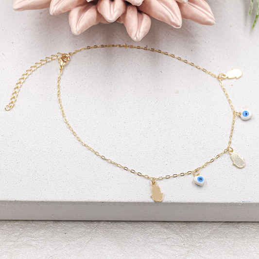 Hanging Lucky Charms Anklet