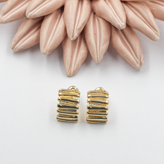 Vintage Tubogas Stud Earrings