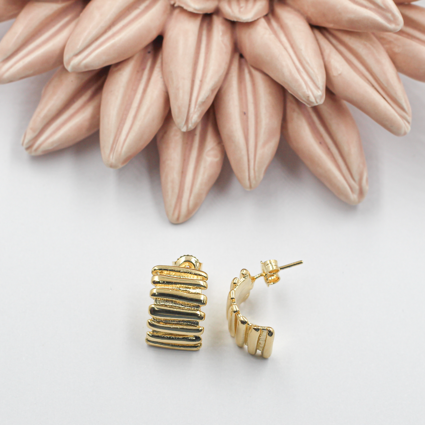 Vintage Tubogas Stud Earrings