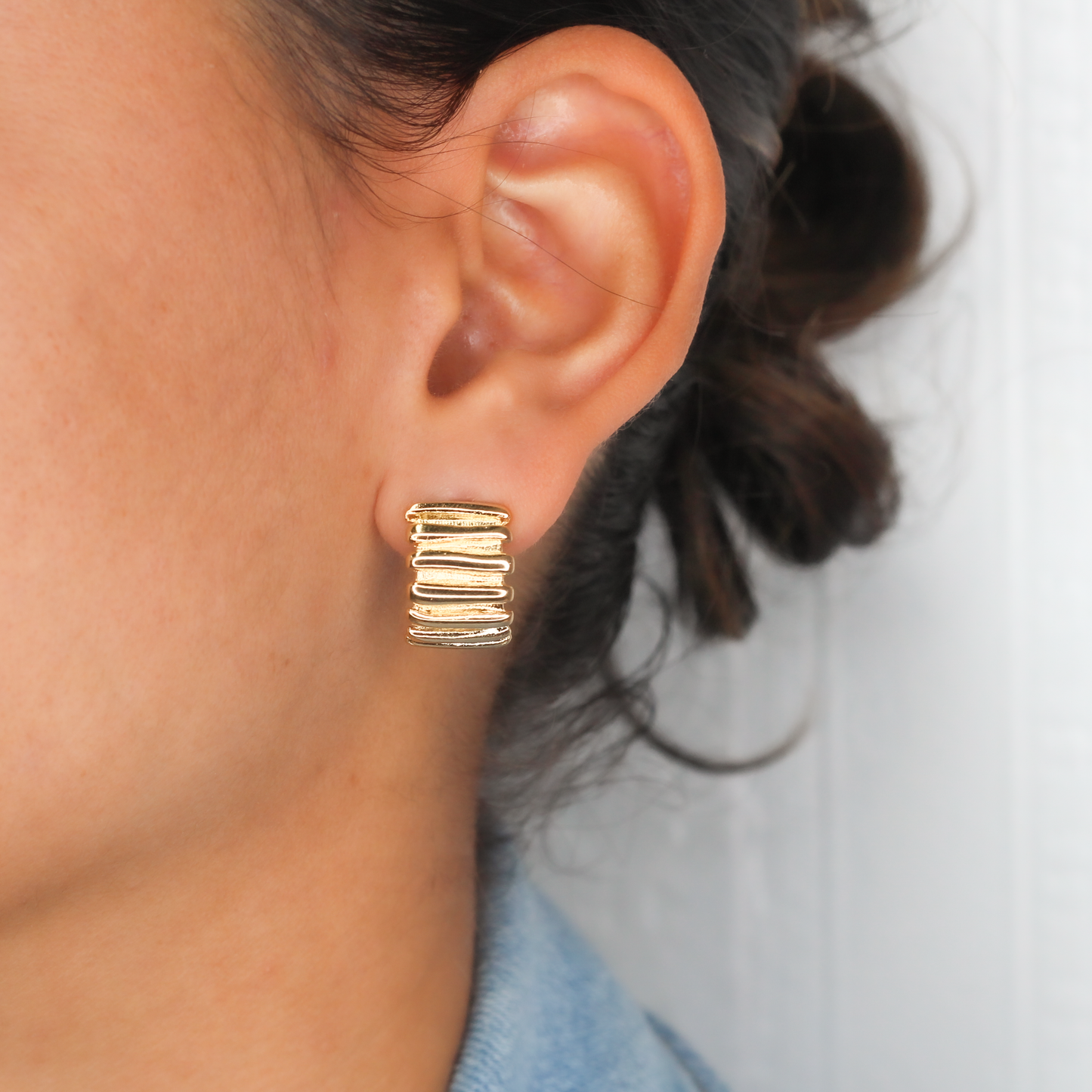 Vintage Tubogas Stud Earrings