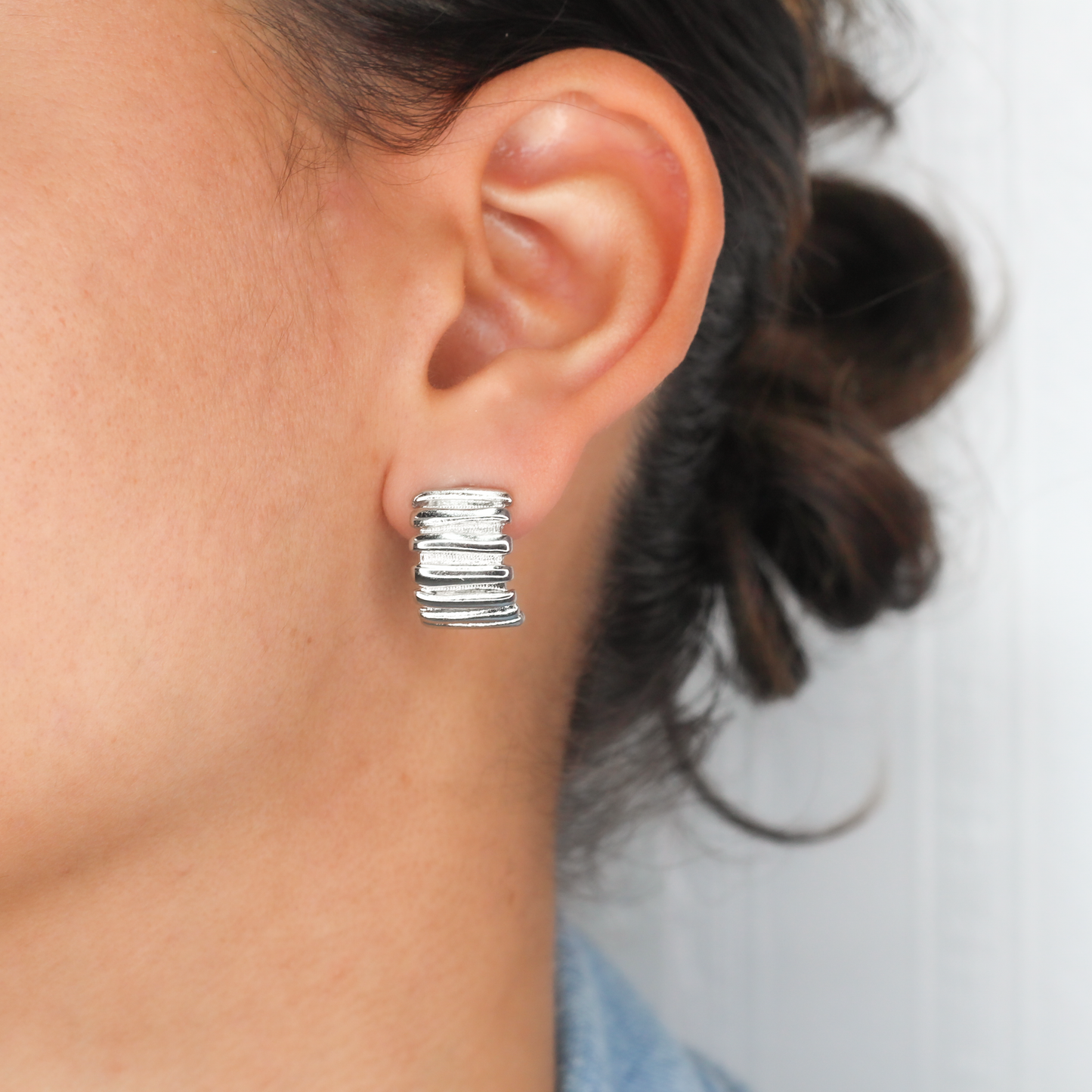 Vintage Tubogas Stud Earrings