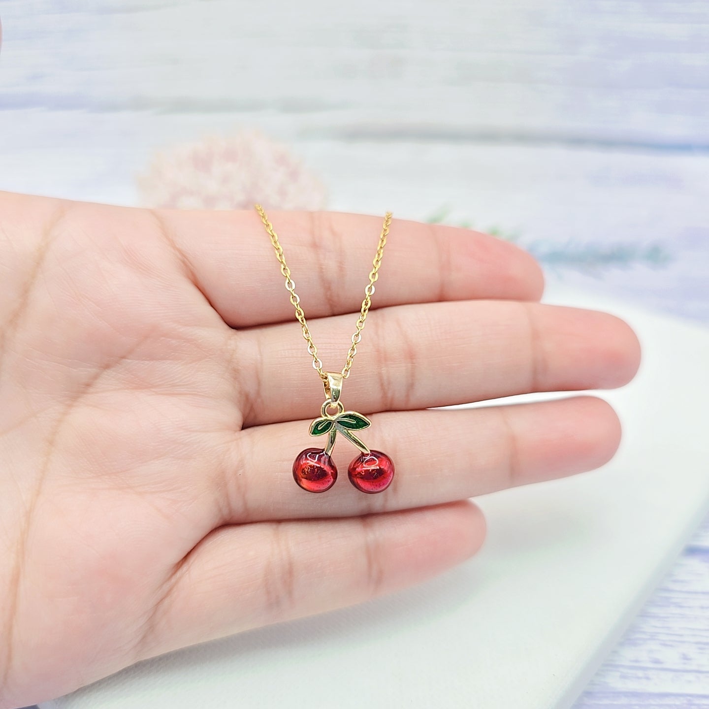 Cherry Red Necklace