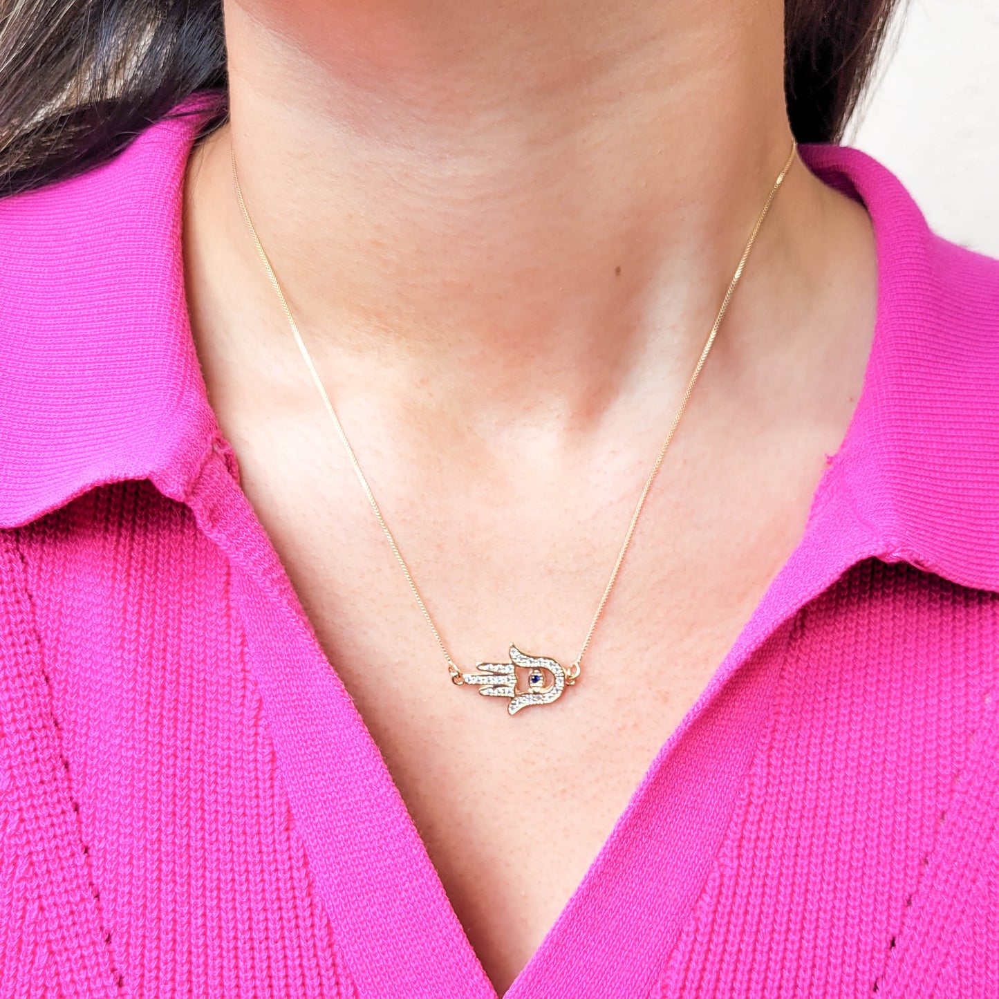 Hamsa Hand Necklace