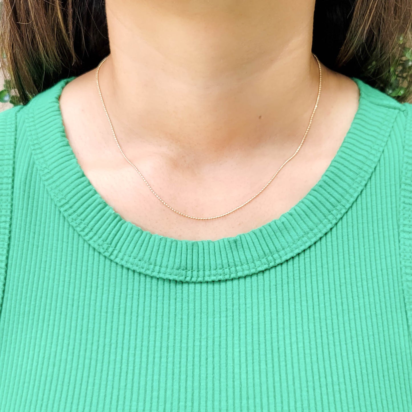 Dainty Beaded Chain