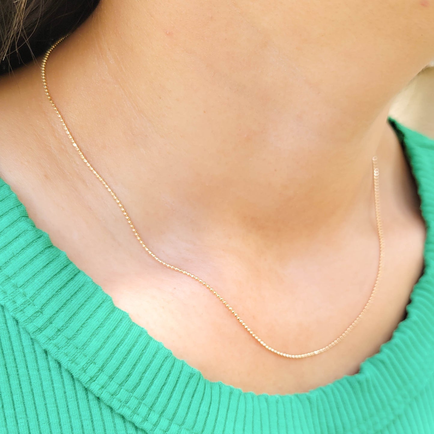 Dainty Beaded Chain