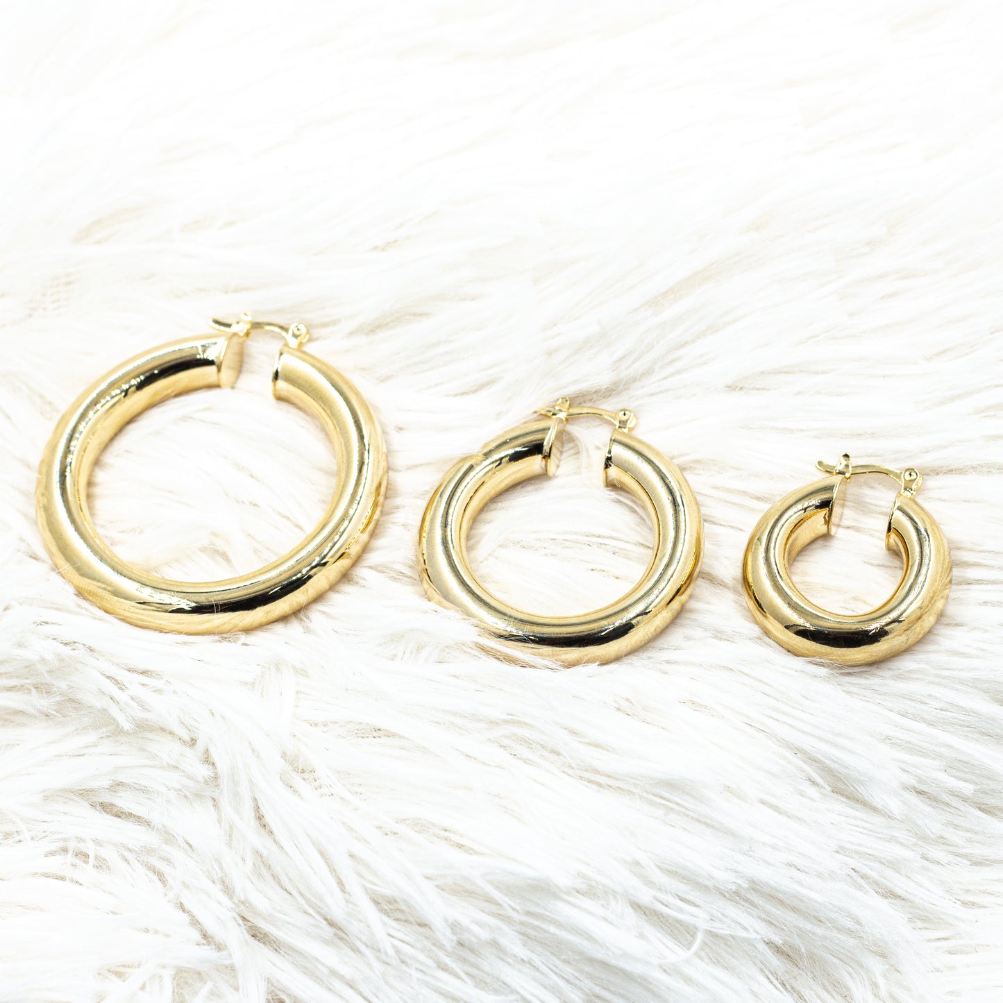 Chunky Hoops Earrings | Hoops Different sizes available