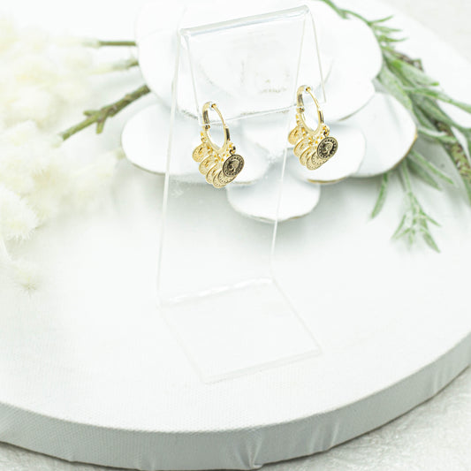 Coins Huggies Earrings