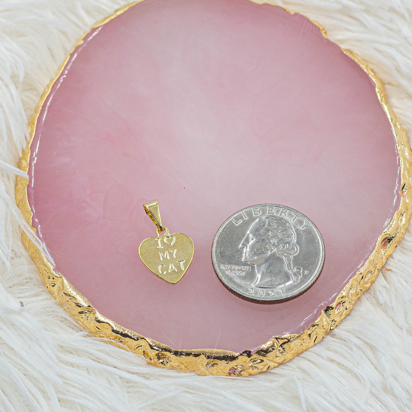 "I Love My Cat" Pendant