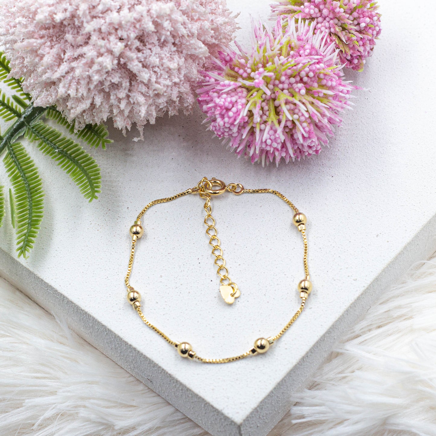 Satellite Chain Necklace & Bracelet Set | Silver Filled Satellite Chain Set