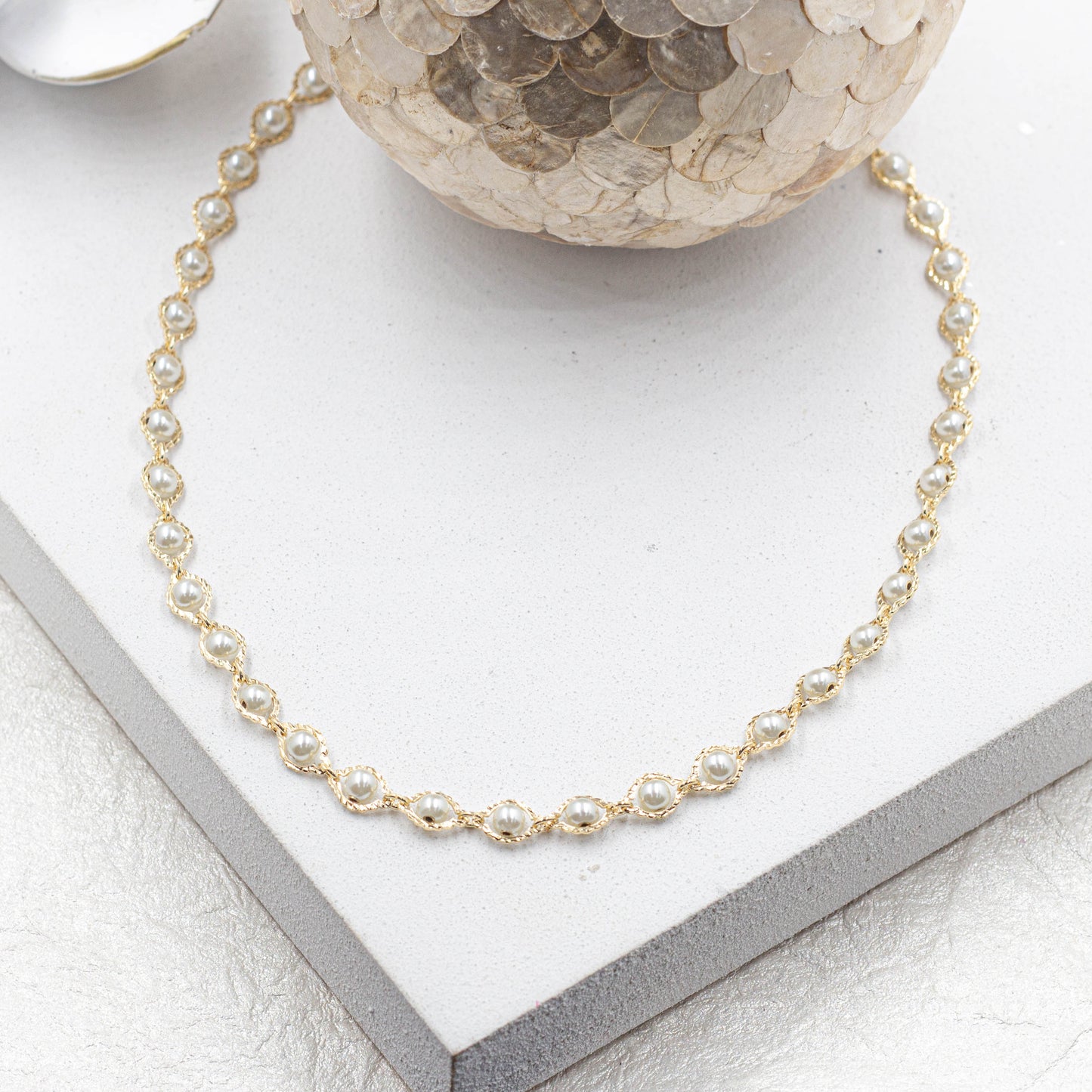 Dainty Small Pearl Set
