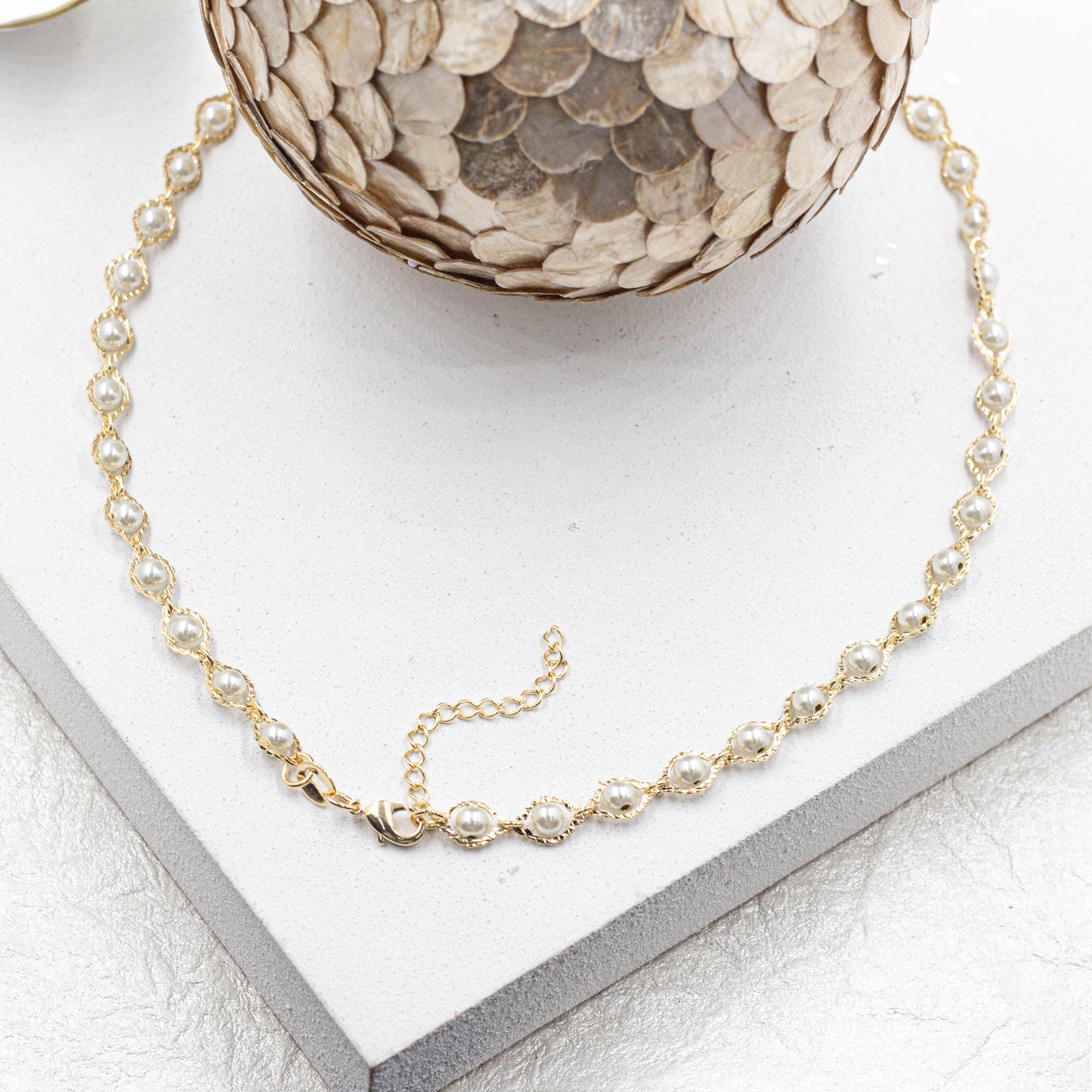 Dainty Small Pearl Set