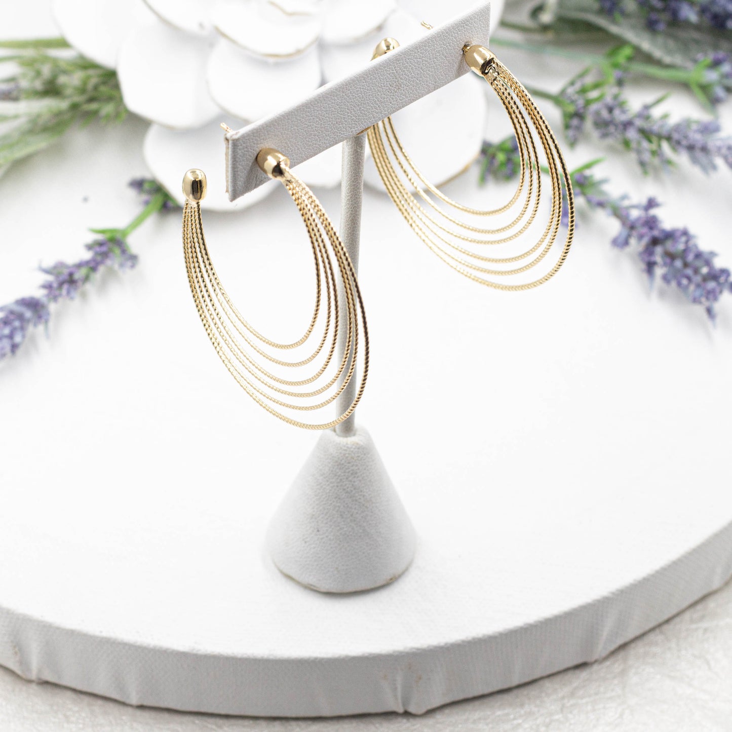 Diamond Cut Luna Earrings