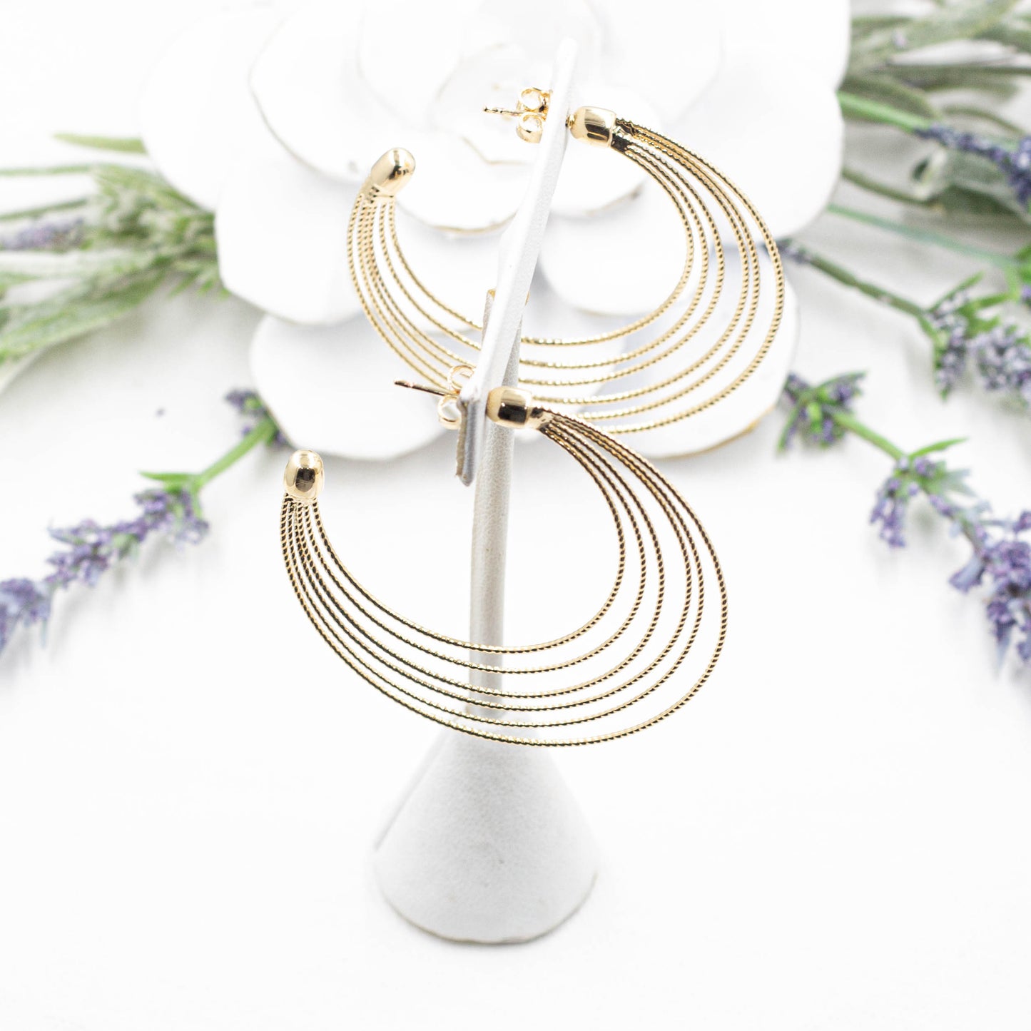 Diamond Cut Luna Earrings