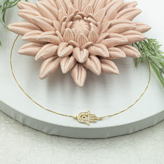 Hamsa Hand Necklace