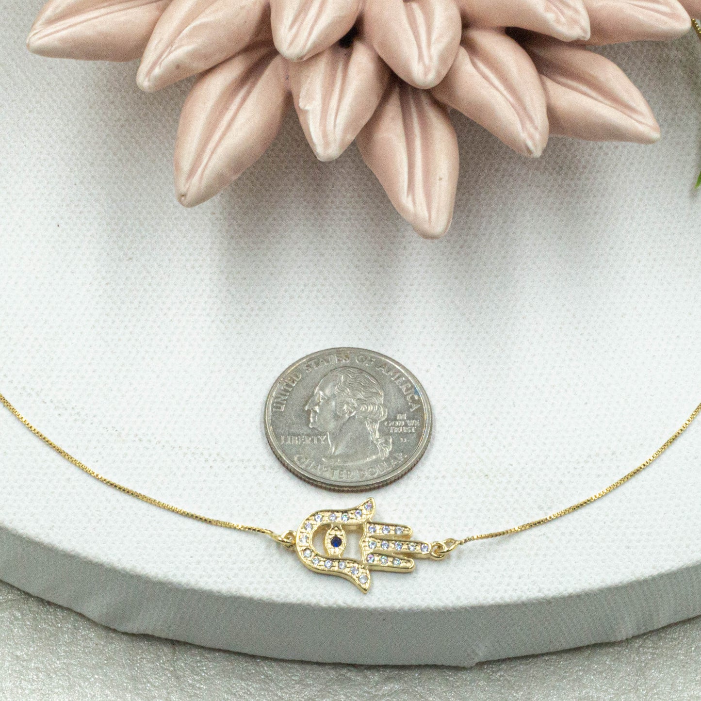 Hamsa Hand Necklace