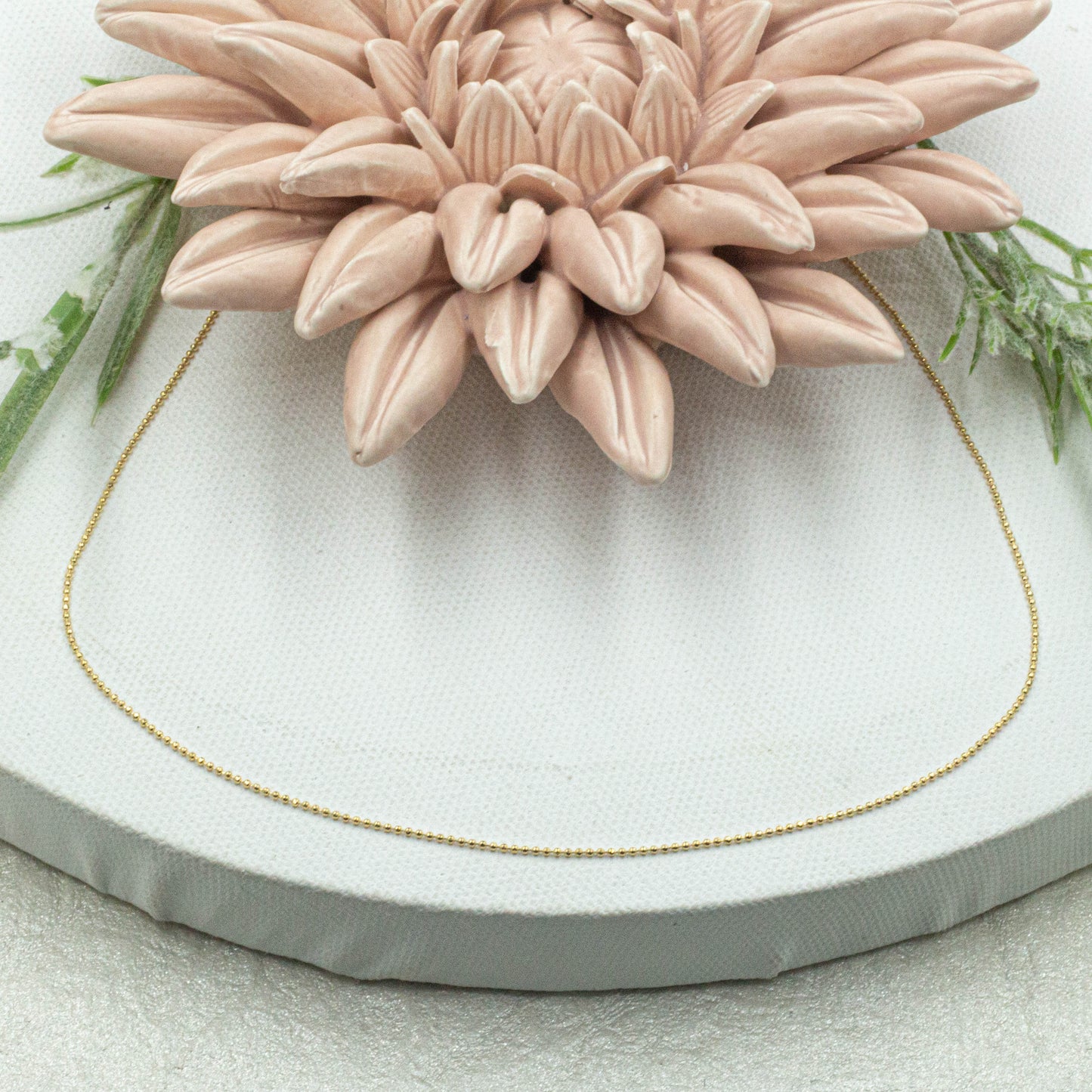 Dainty Beaded Chain