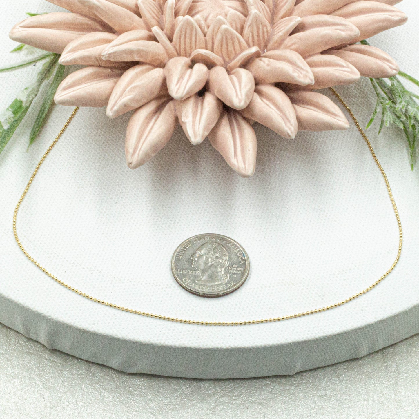 Dainty Beaded Chain