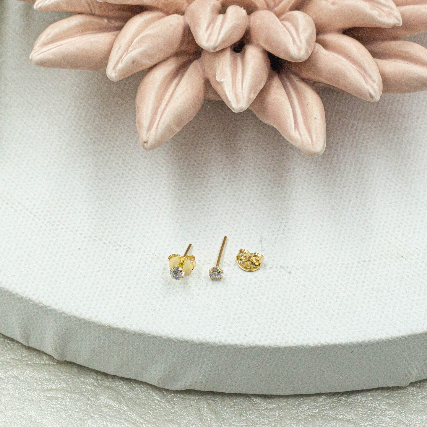 Dainty Colorful Cz Studs Earrings