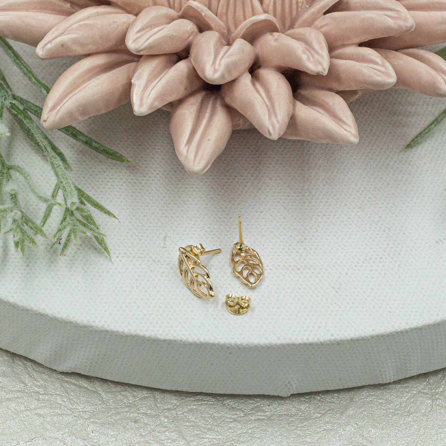 Leaf Stud Earring