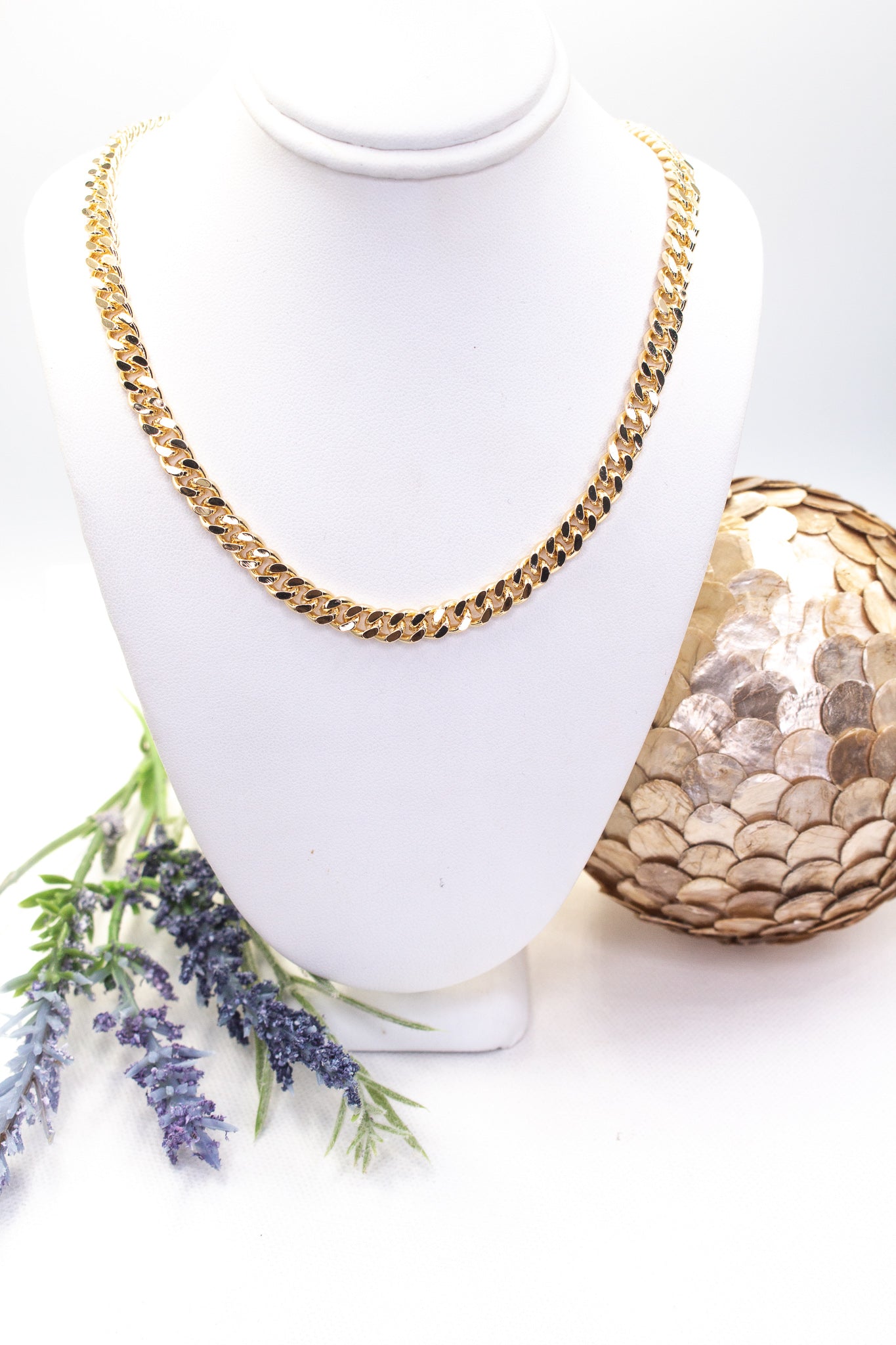 Cuban Link Chain Necklace Bracelet 6mm