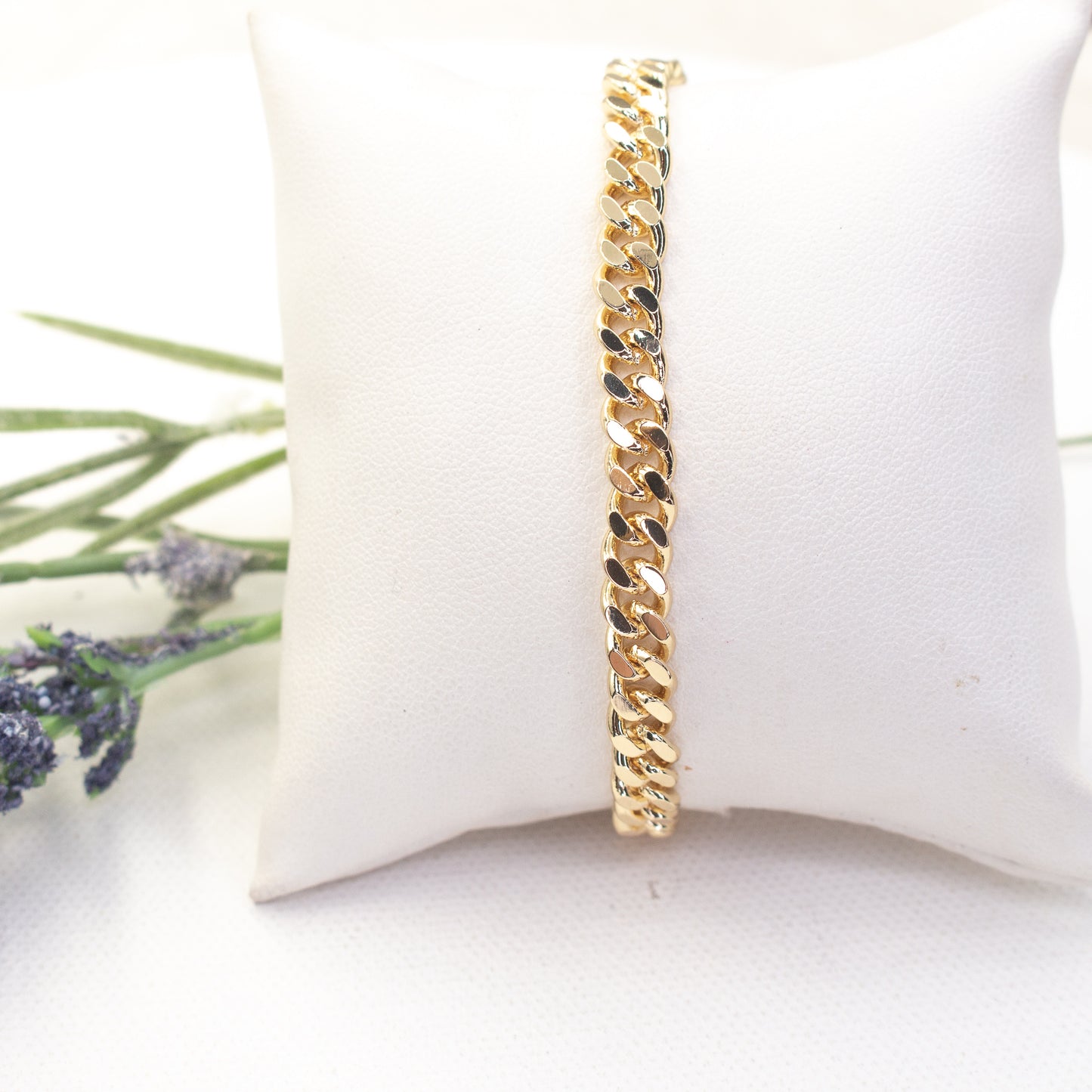 Cuban Link Chain Necklace Bracelet 6mm