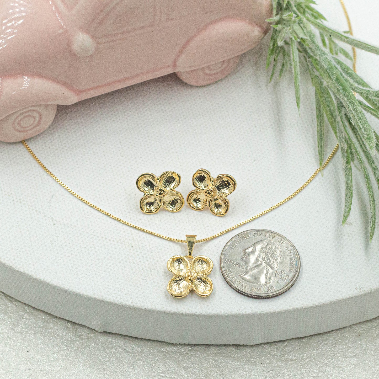 Cherry Blossom Jewelry Set
