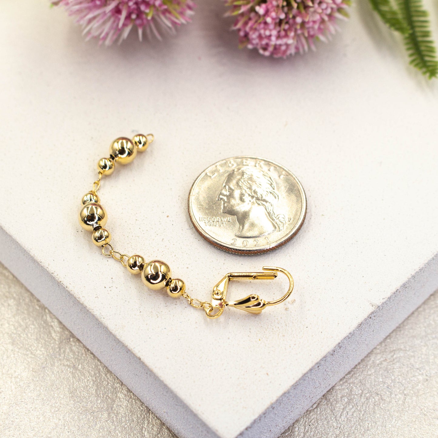 Balls Huggie Earrings