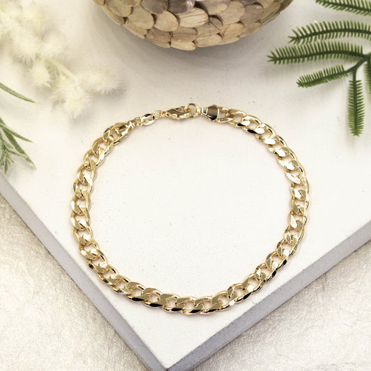 7mm Chunky Cuban Link Chain Anklet