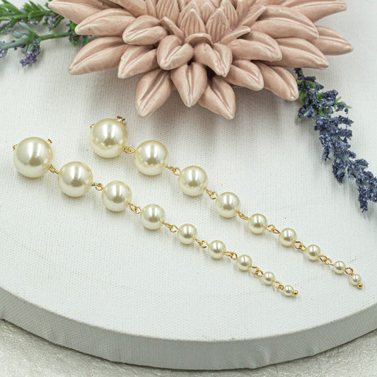 Dangle Pearl Statement Earring