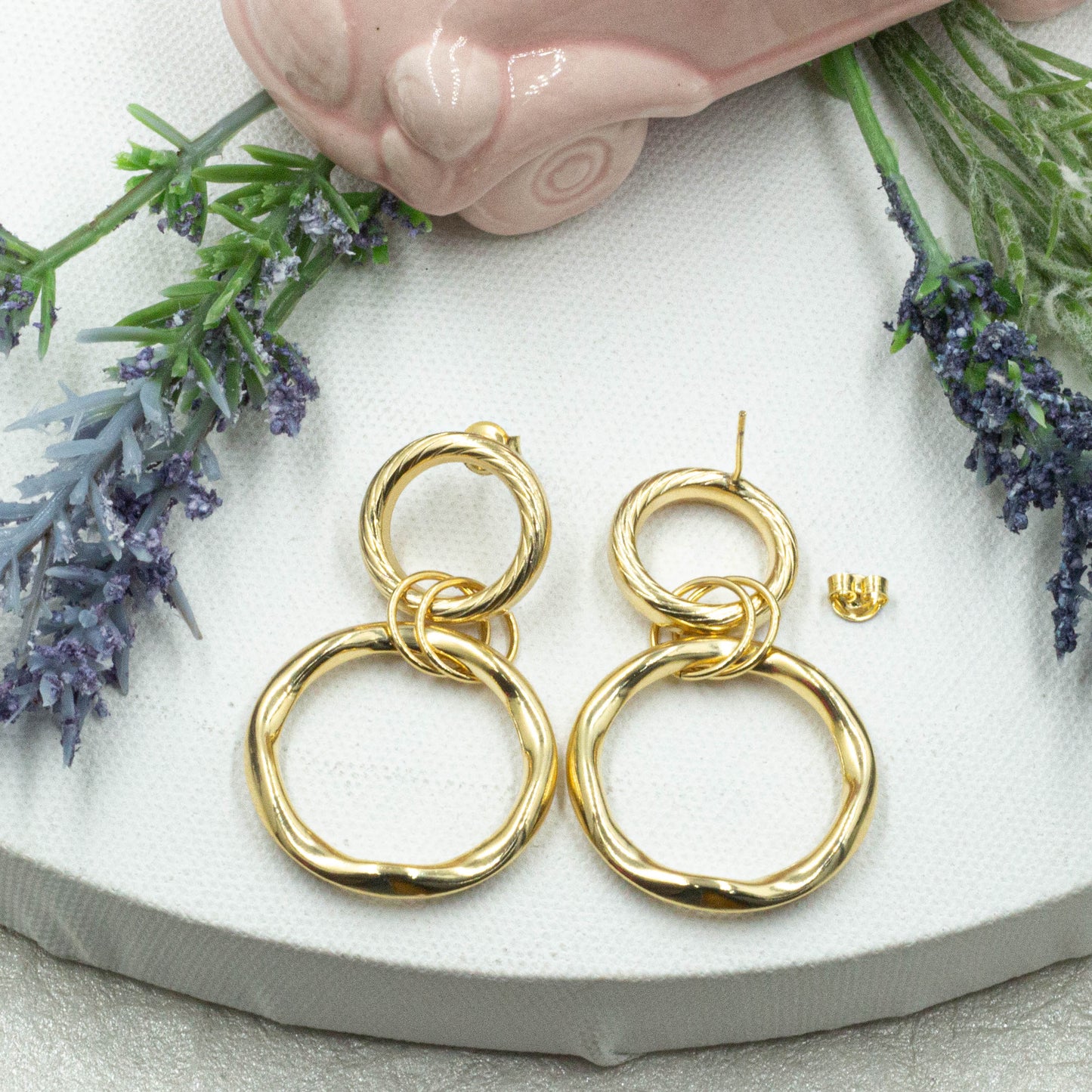 Circle Dangle Earrings