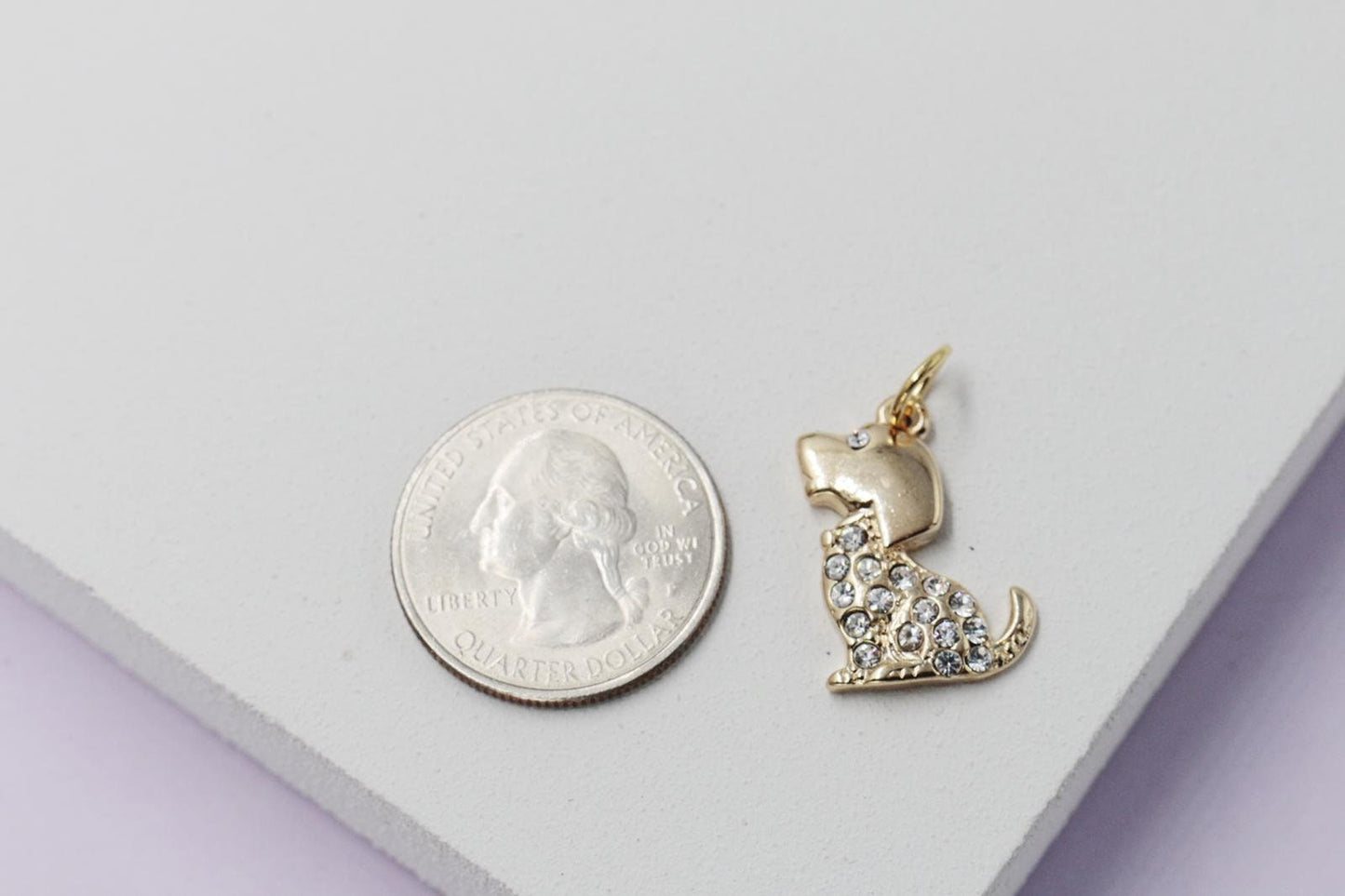 Sitting Down Puppy Dog Pendant