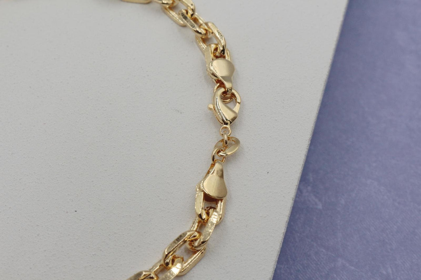 Chunky Paper Clip Chain Anklet