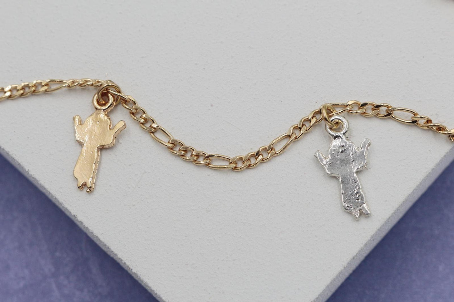 Three Divino Niño Charms Anklet