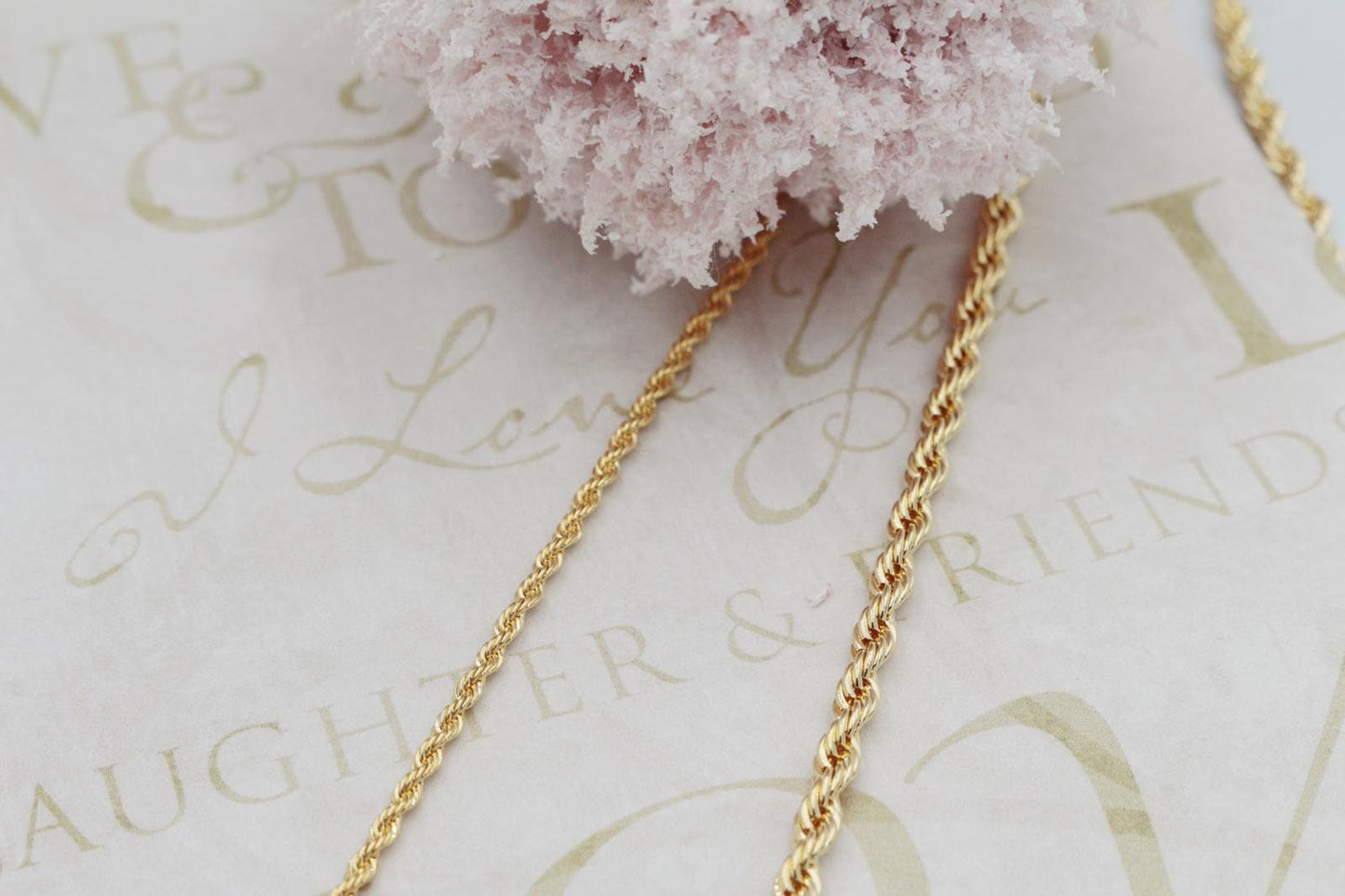 Rope Chain Choker 2mm, 3mm