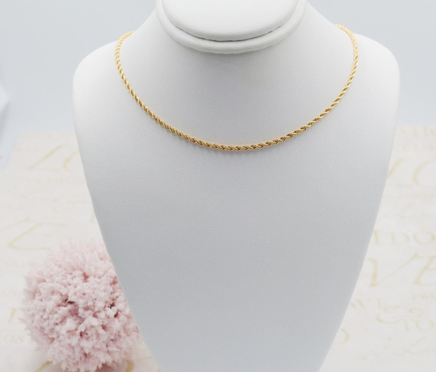 Rope Chain Choker 2mm, 3mm
