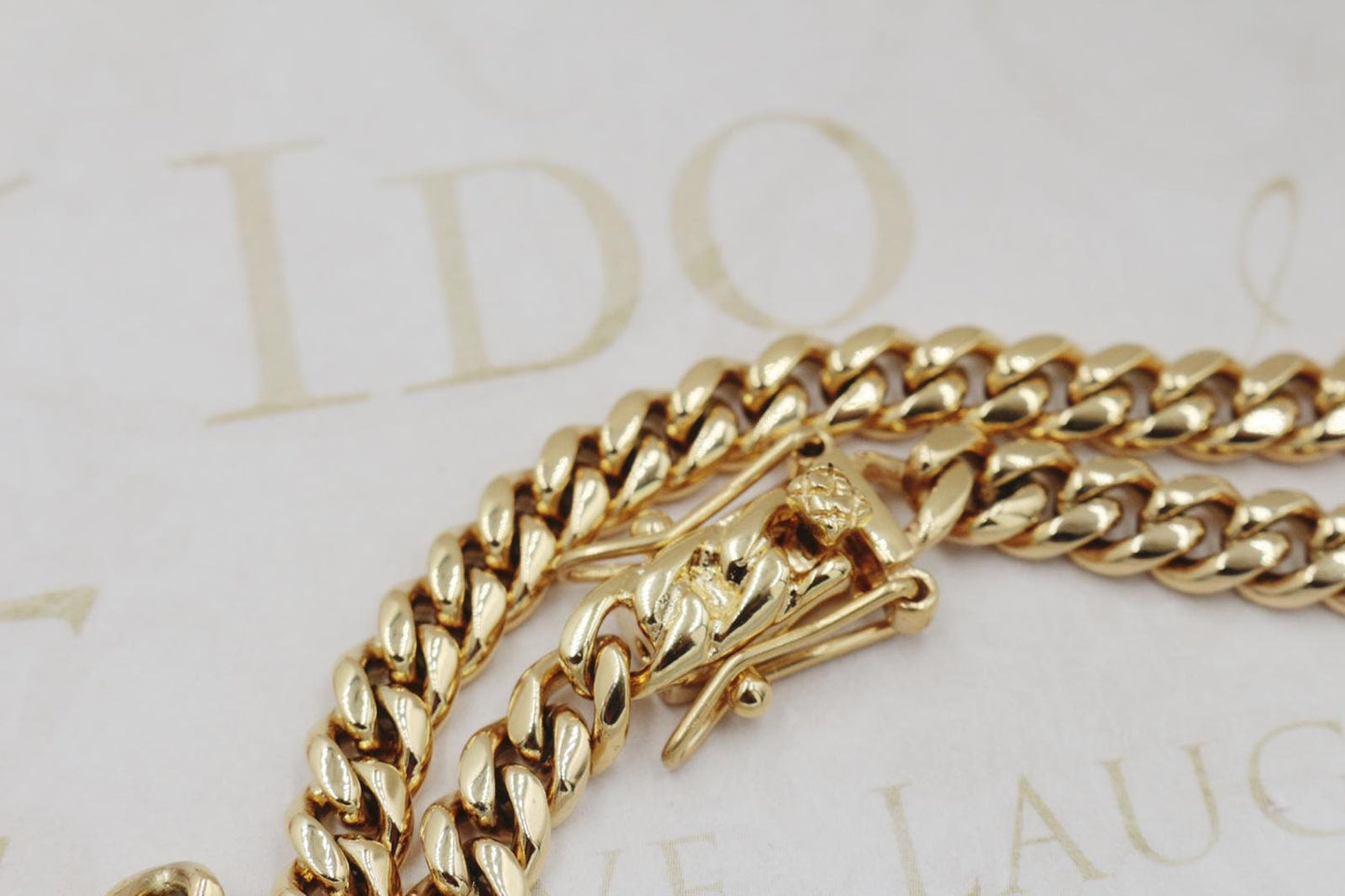 Cuban Link Chain with Open Box Clasp Choker & Necklace 6mm, 8mm, 10mm, 14mm