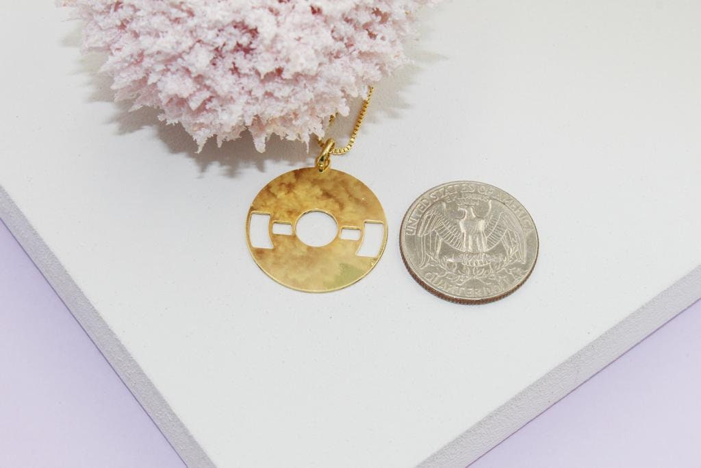 I'm So Sorry Medallion Pendant Necklace
