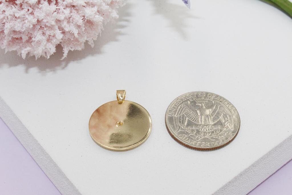 A-Z Round Initials Pendant
