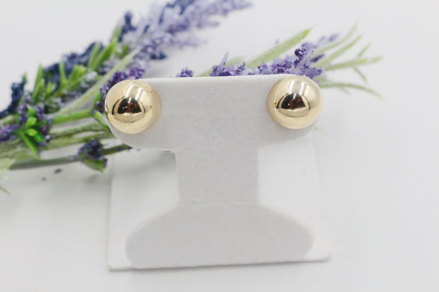 Half Spheres Stud Earrings