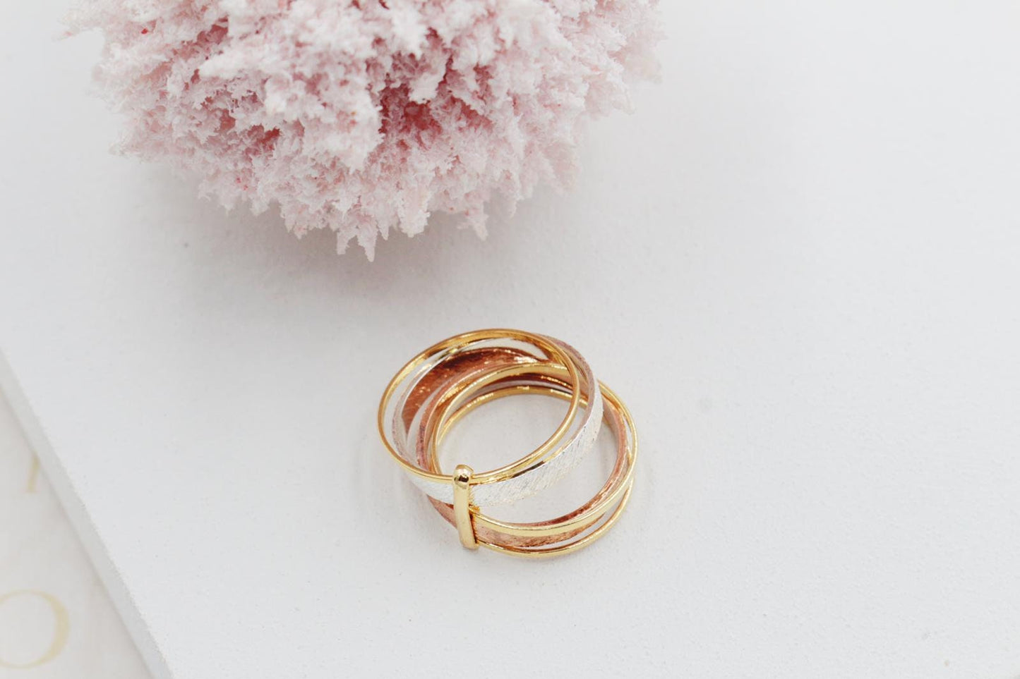 3 Tone Bands Ring