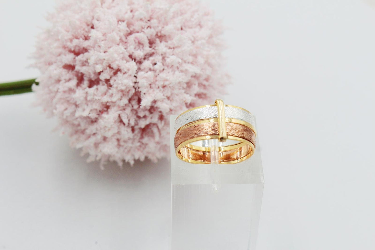 3 Tone Bands Ring