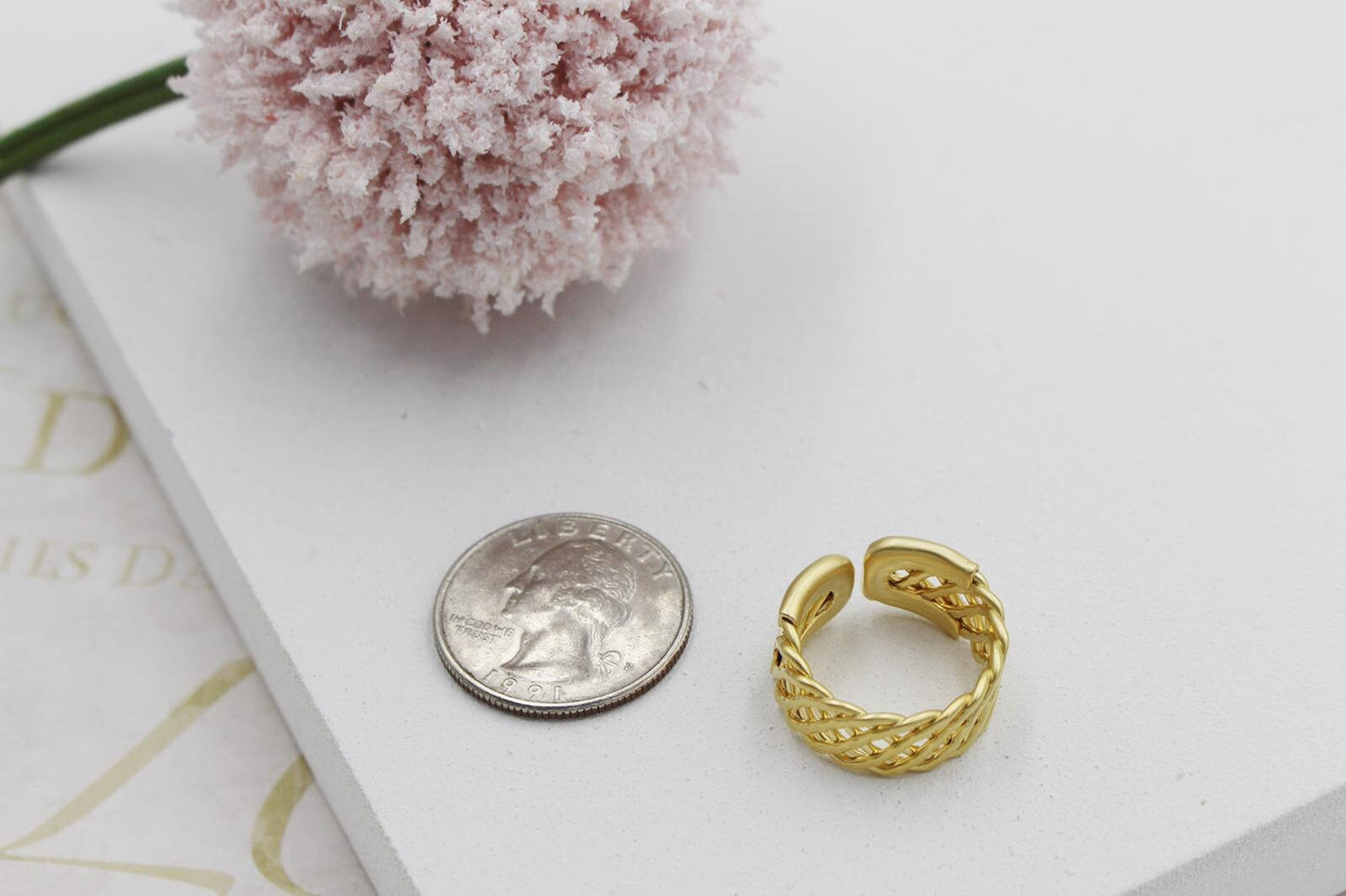 Criss Cross Adjustable Ring