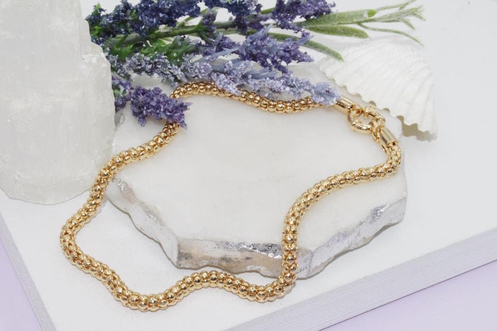 Popcorn Chain Choker and Necklace 5mm